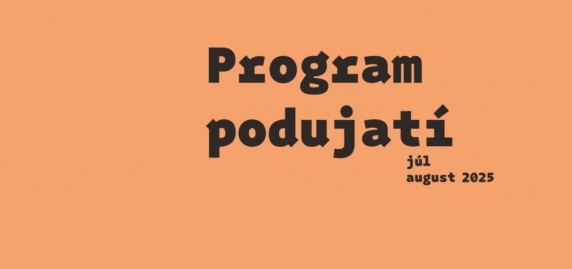 Program podujatí leto 2025